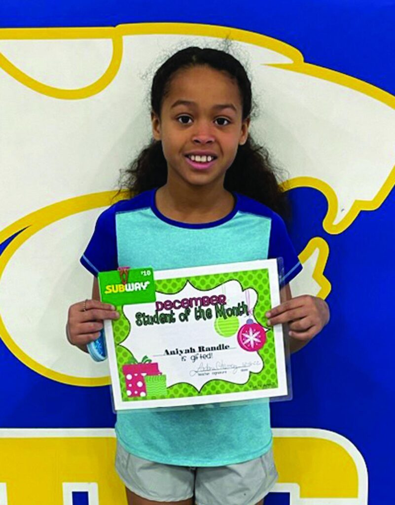 Aniyah is Member of the Month - Eastern Times Register