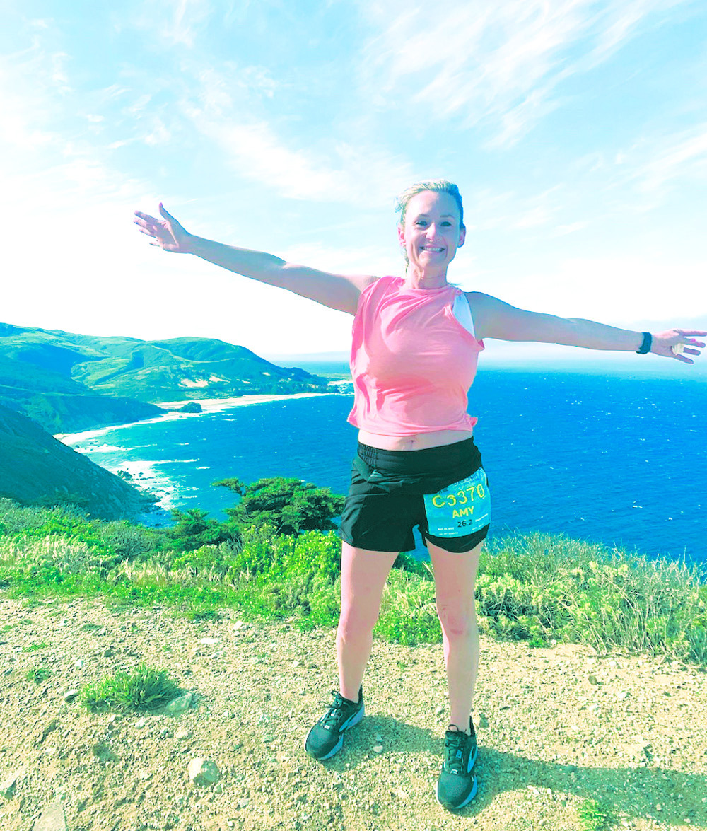 Amid spectacular ocean views, Edwards conquers Big Sur run