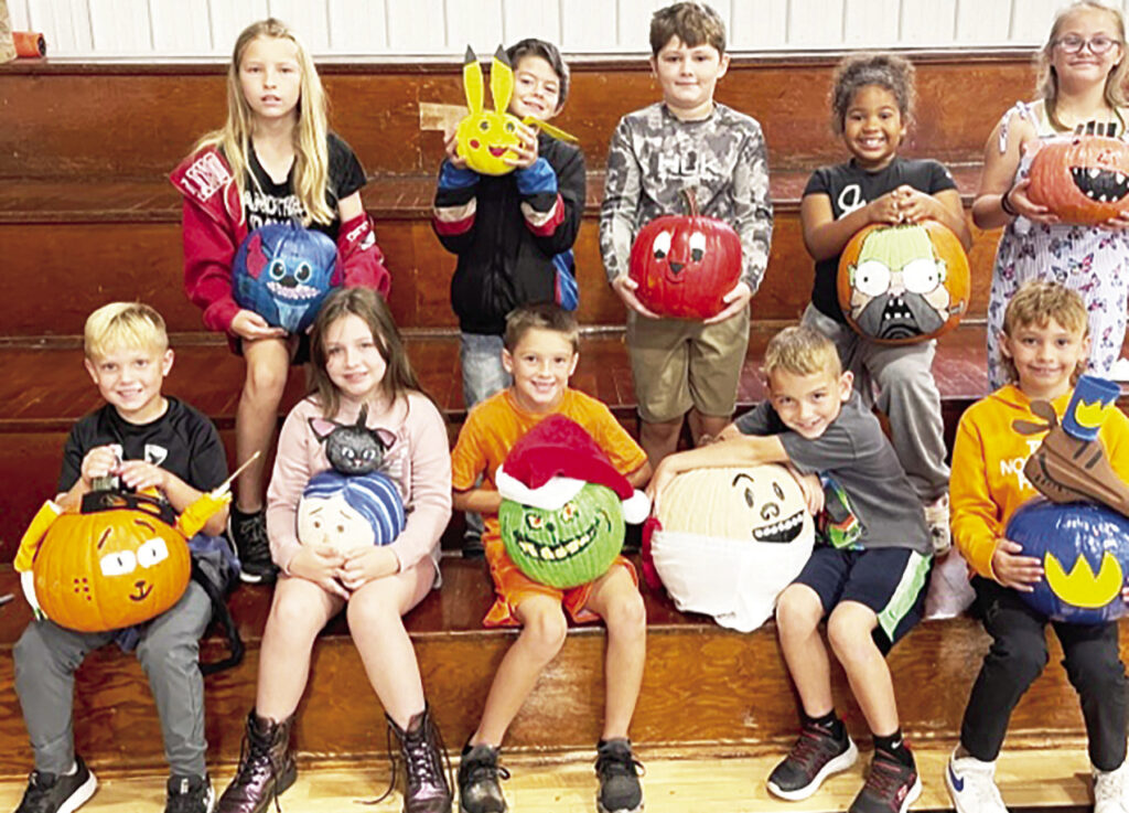 Gans School character pumpkins Eastern Times Register